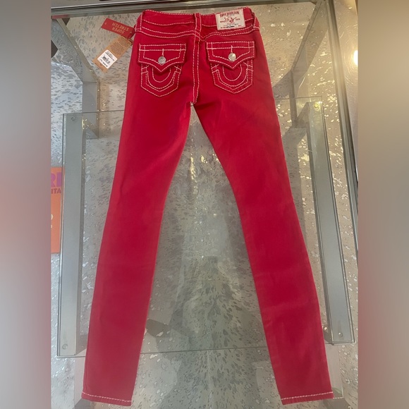 Red True Religion Jeans NWT - Picture 2 of 4
